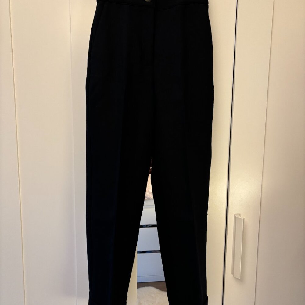 Sezane Damon Trousers in Navy - Picture 6 of 10